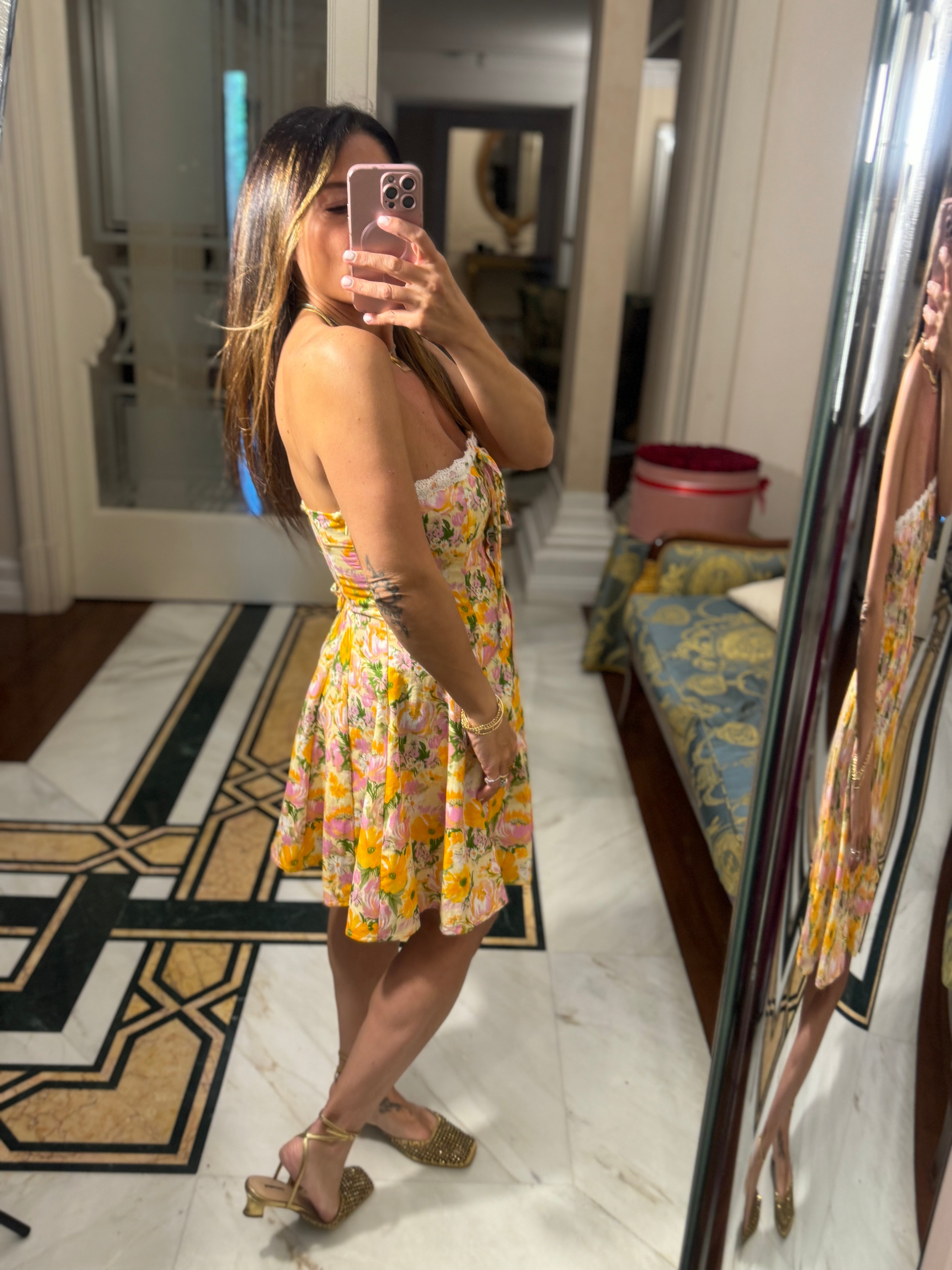 Mini Dress Multi Floral