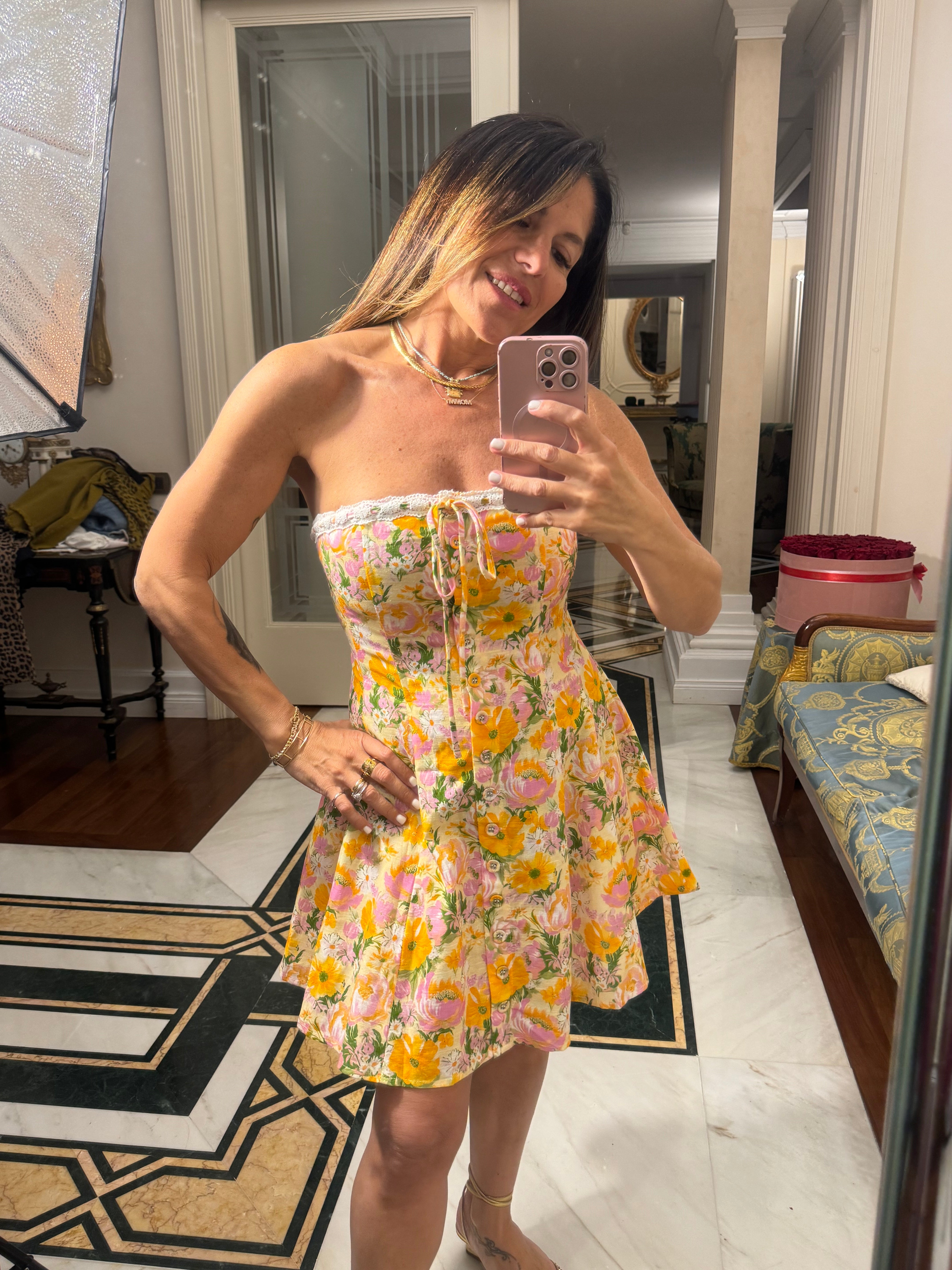 Mini Dress Multi Floral