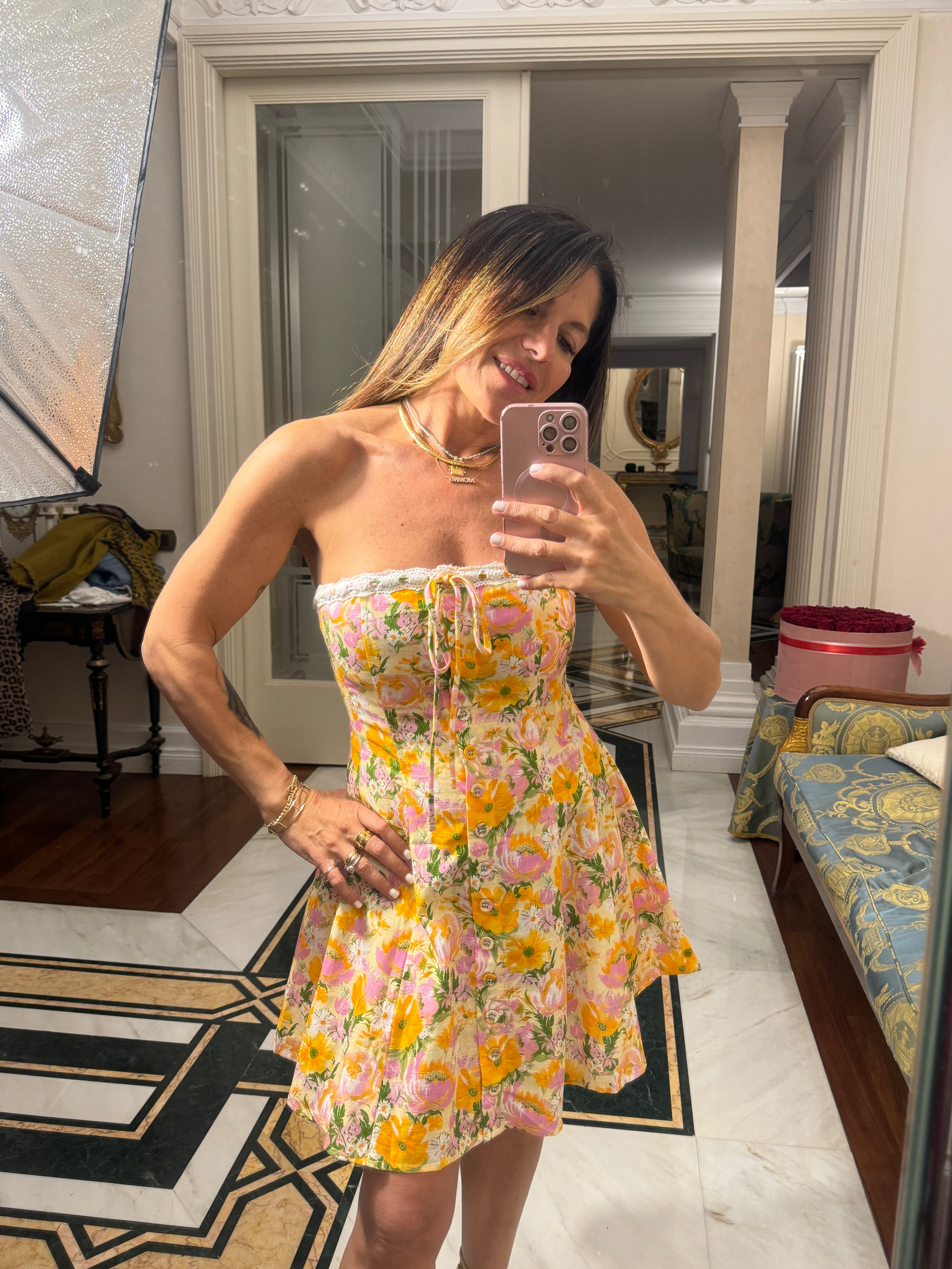 Mini Dress Multi Floral