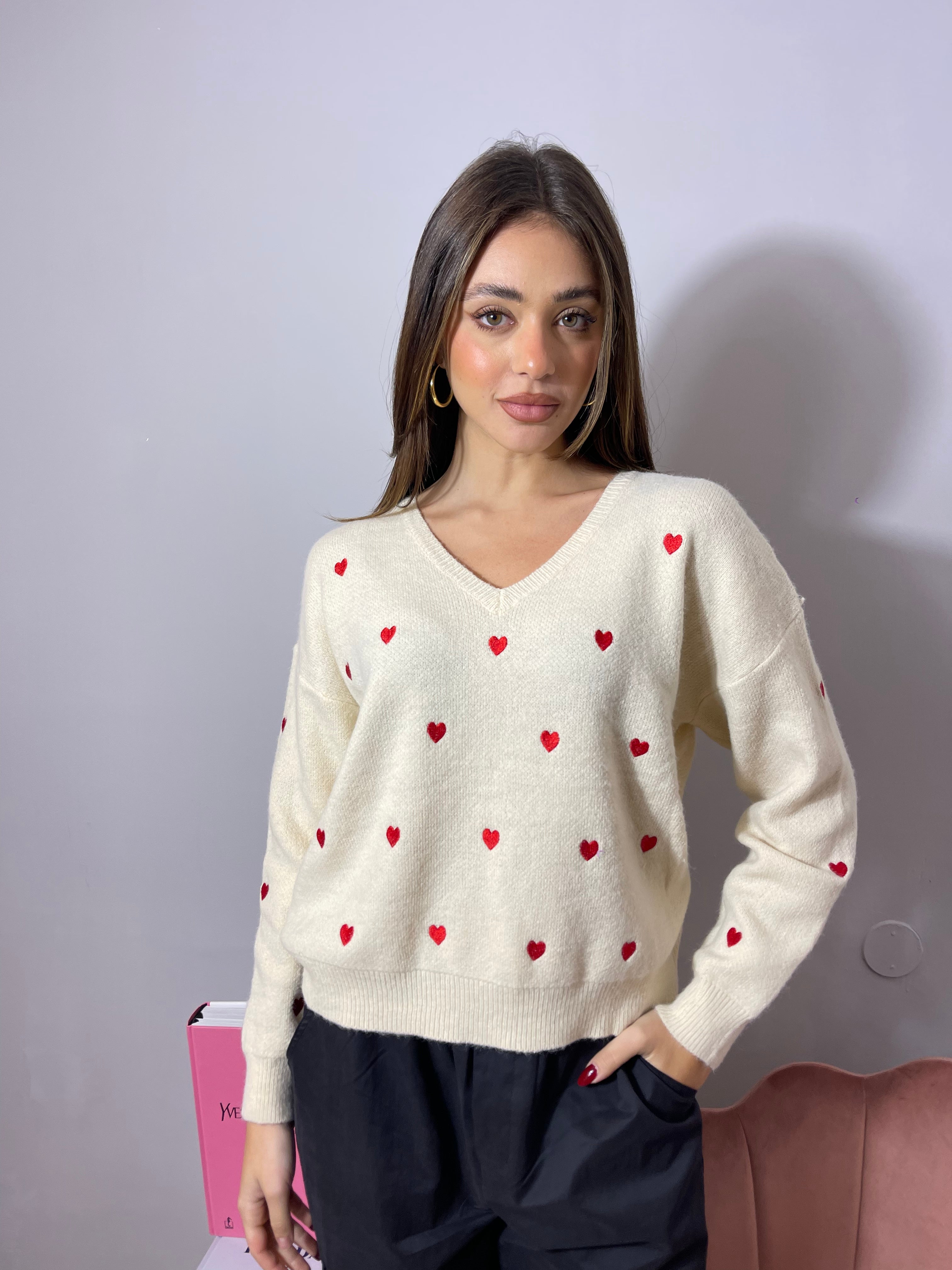 Pull Micro Cuori